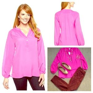 AWESOME COLOR PINK BLOUSE!!!