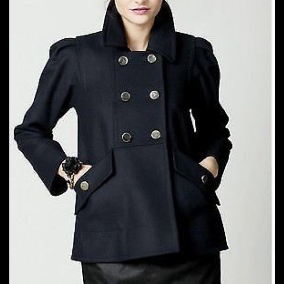 Marc by Marc Jacobs dark navy pea coat✨SALE💫