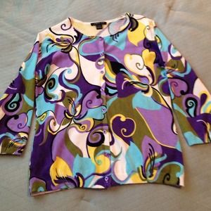 Pucci style print sweater