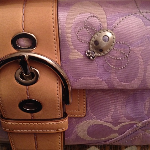 NWT - Authentic Coach Lilac Color Bag Ltd Addition - Picture 4 of 5