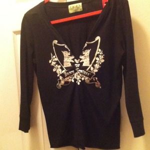 Size large juicy couture long sleeved shirt/HOLD