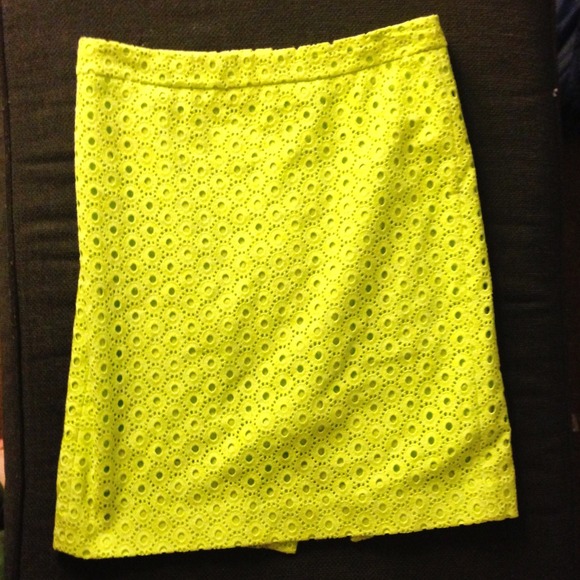 KEEPING!!! 😄 Neon J.Crew Pencil Skirt - Picture 2 of 4