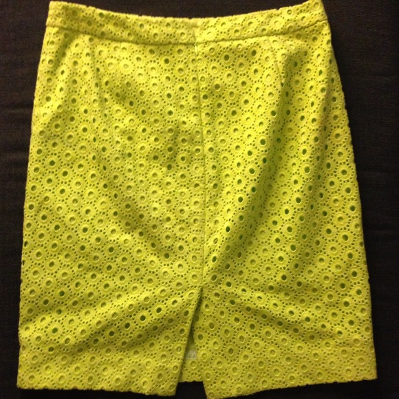 KEEPING!!! 😄 Neon J.Crew Pencil Skirt - Picture 3 of 4
