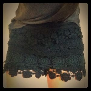 🌴SALE!🌴 Black Lace Crochet Shorts!