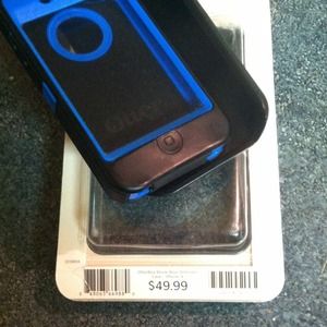Otterbox black/blue defender case iPhone 4
