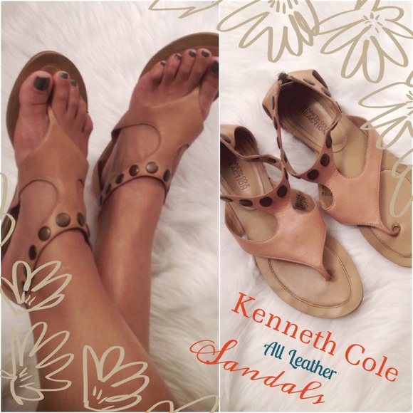 Kenneth Cole Shoes - Kenneth Cole Leather Sandals