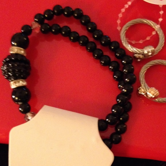 Bundle for Tink;   2 cable rings & black bracelet