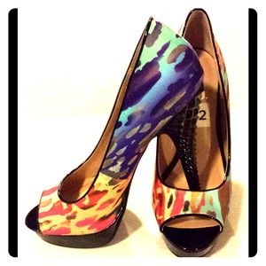 Fabulous pyramid stud heels