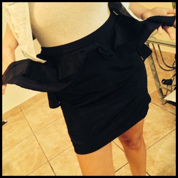 Peplum skirt