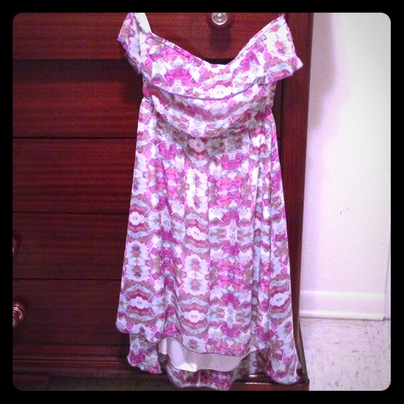 Strapless hi-lo dress from Maurice's. NWT