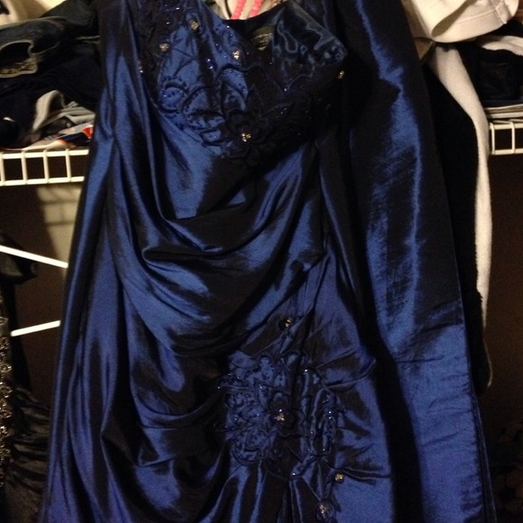 Blue mermaid dress