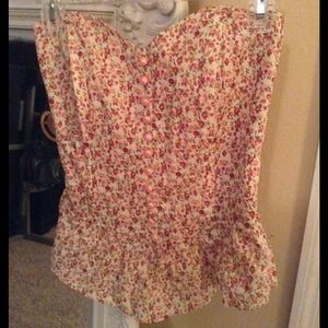 Very cute strapless top brand new with tags.