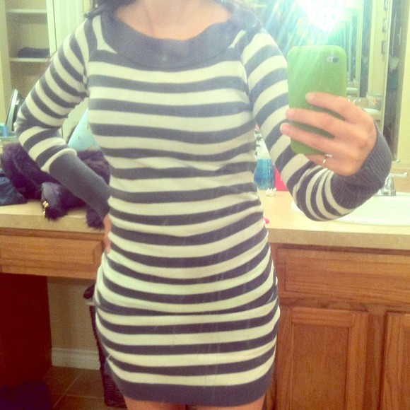 Long sleeve sweater dress