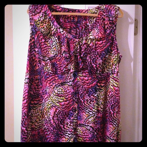 NWOT Top with Ruffle