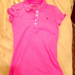 Abercrombie Kids Pink Polo