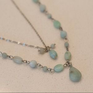 Jade double strand necklace from The Limited