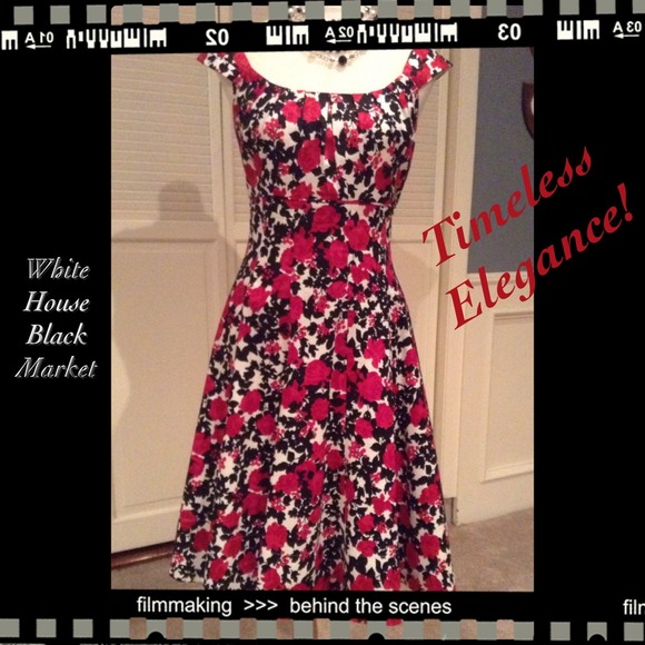 WHBM Classy lined floral dress! 🌺REDUCED✂️
