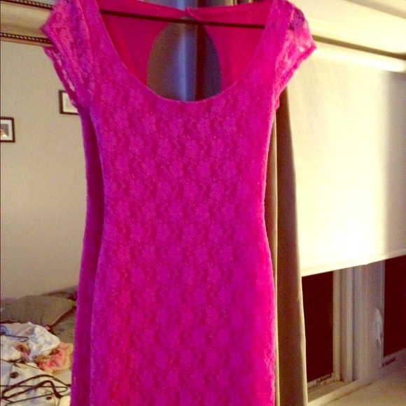 Sexy pink dress