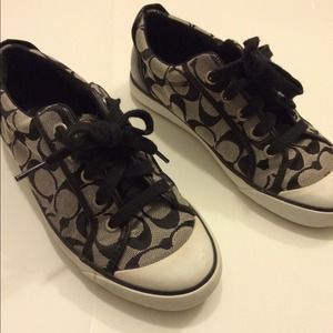 Coach shoes - black and grey size 7