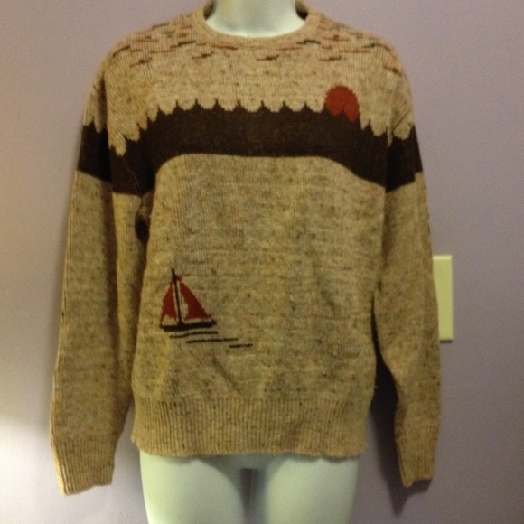 🚫SOLD🚫 Light Brown Grandpa Sweater