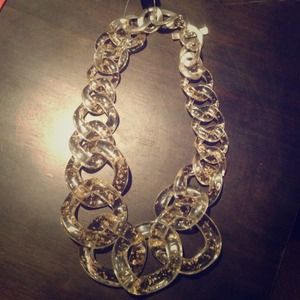 Clear acrylic and good necklace