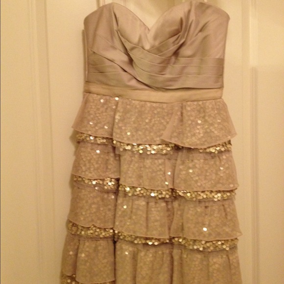 Gold BCBG Dress