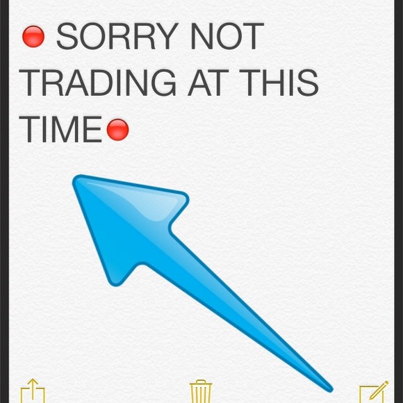 🔴 SORRY NOT TRADING AT THIS MOMENT