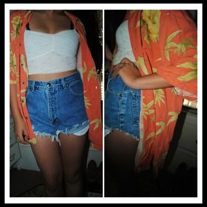 Oversized Hawaiian shirt