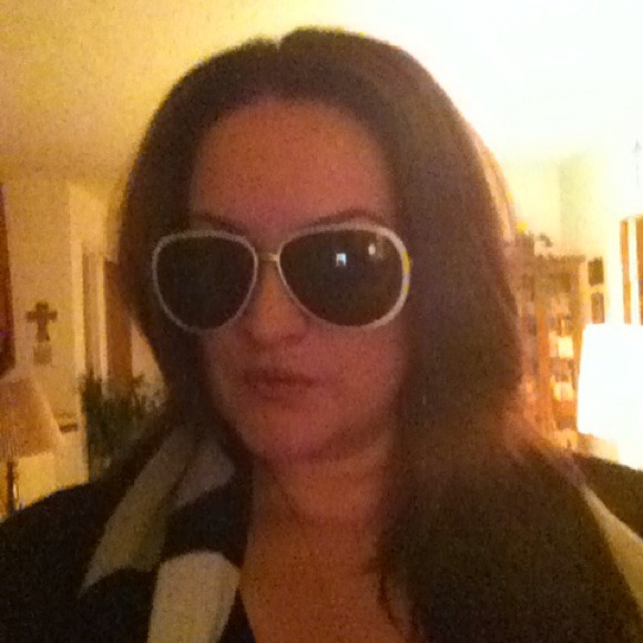 🌾White aviators🌾with a nice tan lens :) - Picture 2 of 4