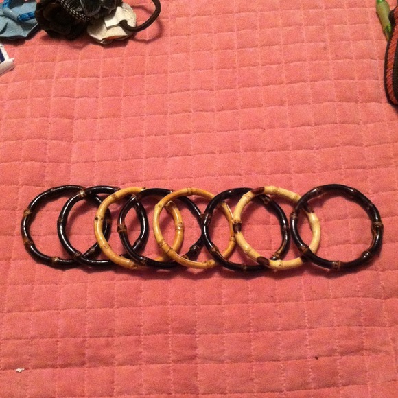 Dark and light Bamboo bracelets :)