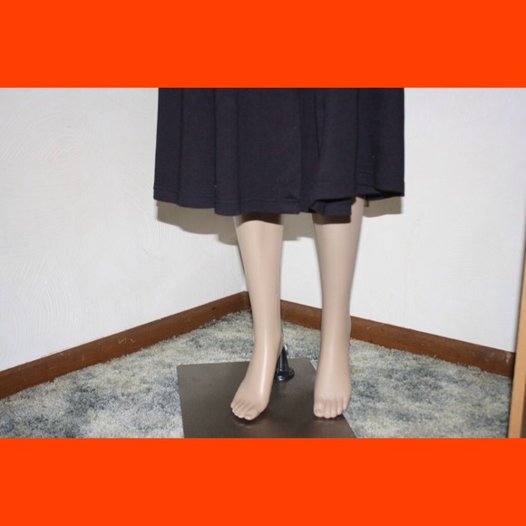 Tea Length Black Dress - Picture 4 of 4