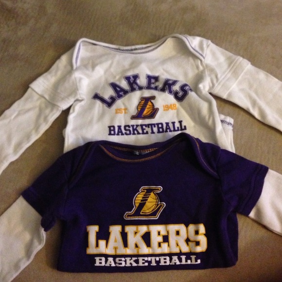 Los Angeles Lakers Baby Onesie Bundle