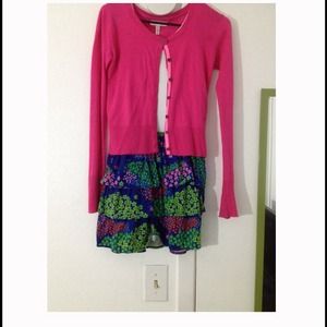 Aeropostale Dress / Pink Cardigan