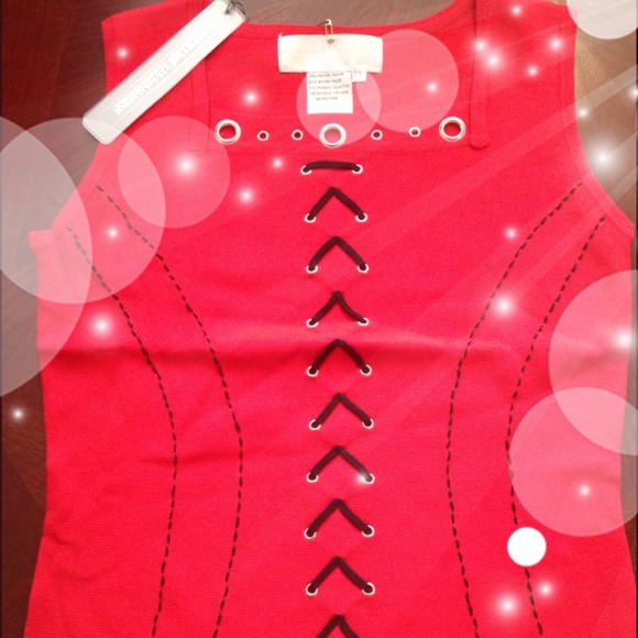 A brand new stylish sexy red top for everywhere!! - Picture 2 of 3