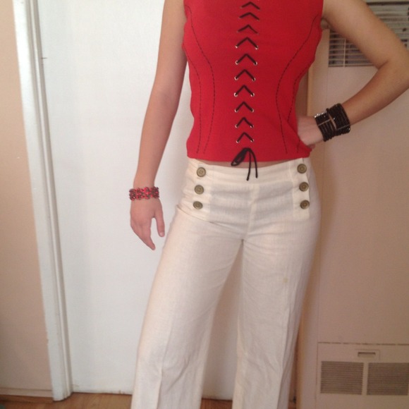 A brand new stylish sexy red top for everywhere!! - Picture 3 of 3