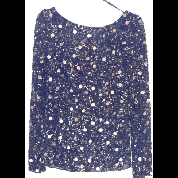 Closet sale! festive Lmt. Ed. embellished blouse.