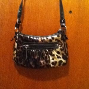 Animal print purse