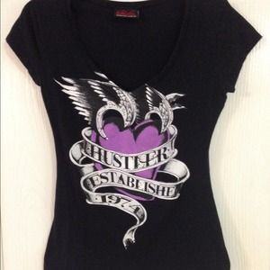 Cute hustler t shirt.