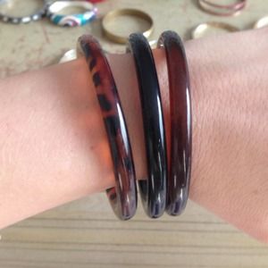 Trio of plastic bangles