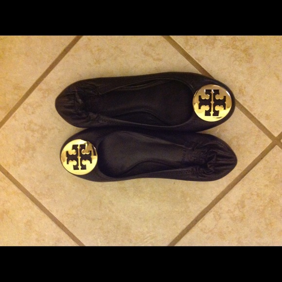 Tory Burch black Reva Ballerina flat