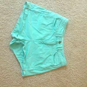 American Apparel Stretch High-Waist Zipper Short