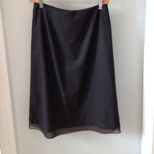 Morgane Le Faye charcoal skirt