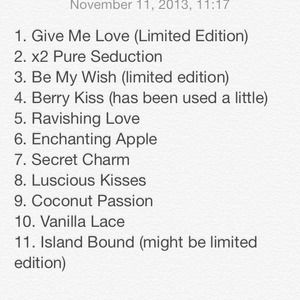 VS fragrances
