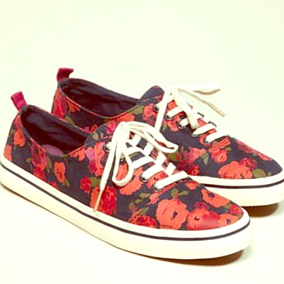 Floral sneakers