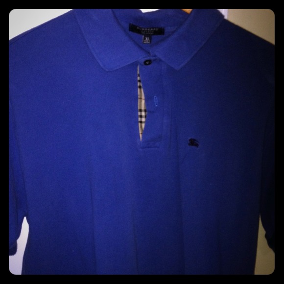 Burberry mens polo shirt