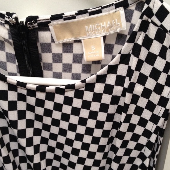 MICHAEL Michael Kors Sleeveless Side Cascade Dress - Picture 3 of 4