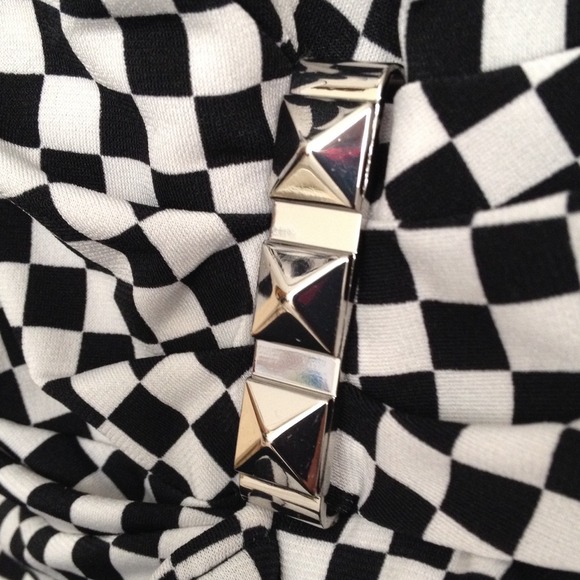 MICHAEL Michael Kors Sleeveless Side Cascade Dress - Picture 4 of 4