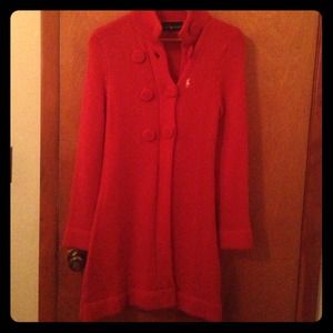 Ralph Lauren cable knit pea coat