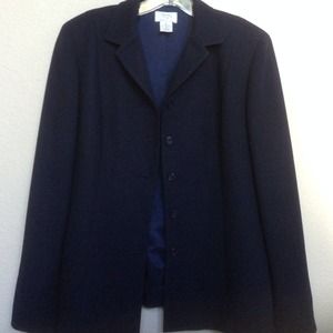 Sale Ann Taylor Loft Navy Blue Blazer