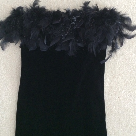 Formal Black Long Velvet Dress